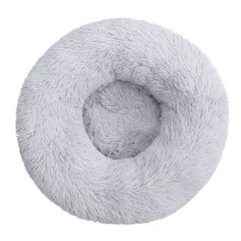 Fluffy Donut-Katzenkorb - Grau - verschiedene Größen